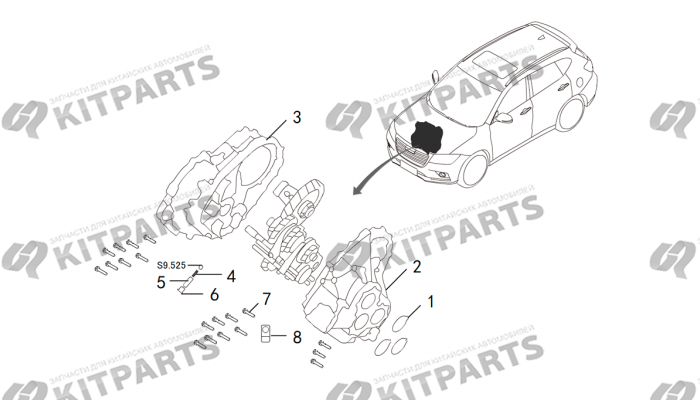 Части кпп Haval H2