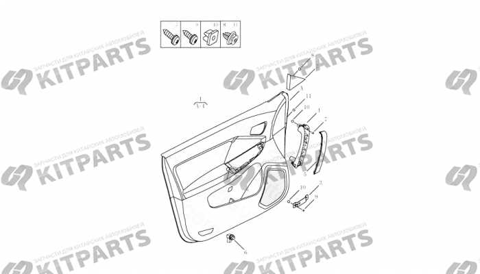 INTERIOR TRIM,FRONT DOOR# Geely Emgrand X7