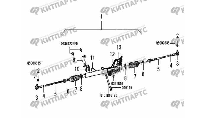 Рулевая рейка Great Wall Wingle 3