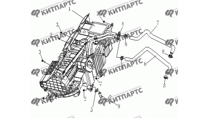 Отопитель Geely MK